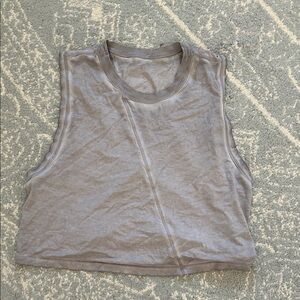 lululemon athletica Gray Muscle Tee